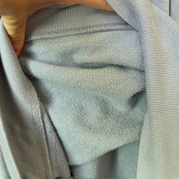 Athleta Henley Crew Neck Sweater Blue size Medium - Picture 8 of 11